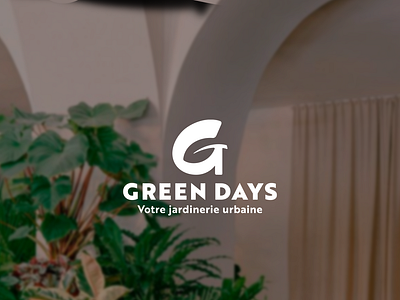 GREEN DAYS | Branding garden store animation branding design garden graphic design logo motion graphics plant store ui