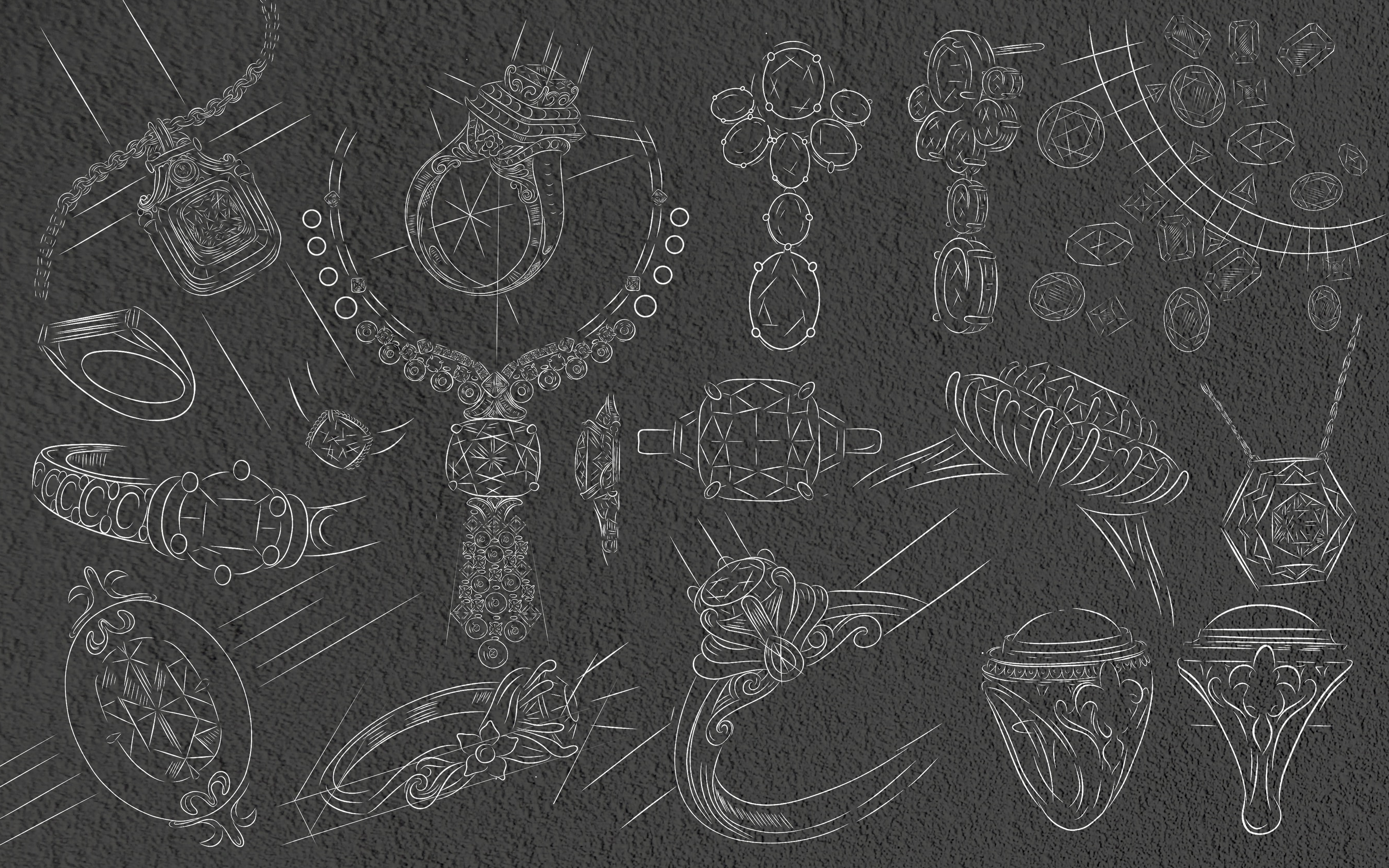 Bespoke Wall 2d 3d animation art artist bespoke branding design digital art fashion graphic design illustration illustration art jewelry logo motion graphics procreate sticker ui wall art