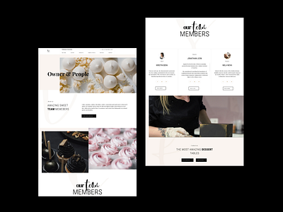 Sweetaste design desserts diseño diseño web food minimal sweet typography ui web web design website