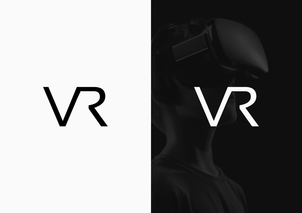 VR Lettermark Logo brand design brand identity branding brandmark graphic design identity letter mark lettermark logo logo design logo design concept logo inspiration logo mark mark minimalist modern modern logo virtual reality visual identity vr