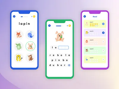 Juno App app branding drawing edtech education french graphic design illustration kids app learn french mobile app ui vector