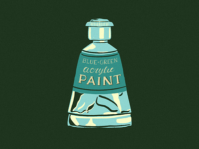 Acrylic Paint Illustration design graphic design illustration lettering