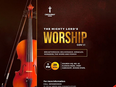 Church Flyer graphic design