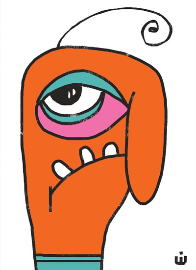 Mood cartoon cartoon illustration creature emoticon grouch grouchy grump grumpy illustration monster mood orange