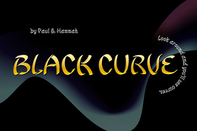 BLACK curve font cartoon creative curve cute elegant font font design fonts graphic design handwriting handwritten lettering line line art modern motion graphics script