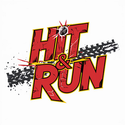 HIT and Run branding design graphic design illustration logo typography vector
