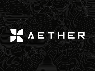 Aether Drones branding design graphic design logo