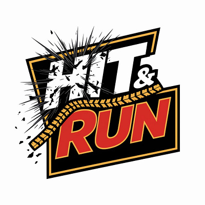 HIT & RUN branding design graphic design illustration logo typography vector