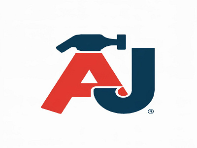 A J branding design graphic design illustration logo typography vector