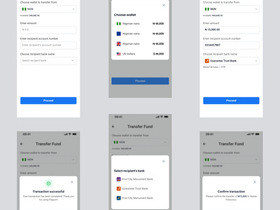 Money transfer mobile app screen confirmation screen design figma fintech fintech app fund transfer interaction design mobile app money transfer product design screens suuccess screen transfer ui user flow user research ux visual design