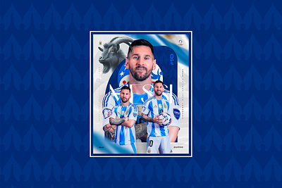 27 | SPORTS POSTER DESIGN | Messi argentina copaamerica football graphic leo lionelmessi lm10 messi sachitheek