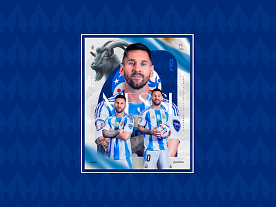 27 | SPORTS POSTER DESIGN | Messi argentina copaamerica football graphic leo lionelmessi lm10 messi sachitheek