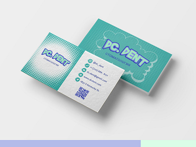 Dental clinic Logo branding business cards graphic design logo