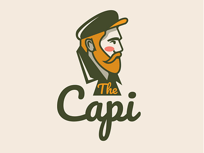 The Capi design diseño de logo diseño plano illustration logo logo logodesign design logodesign design brand marca tipografía