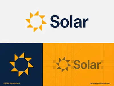 Solar - logo concept abstract logo brand design brand designer branding creative logo design geometric logo icon logo logo design logo design concept logo designer logotype minimalist logo modern logo pattern logo renewable energy logo solar logo sun logo timeless logo