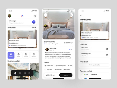 Details- Hotel Booking App [StayEase] booking booking hotel clean design details hotel hotel app mobile app reservation reserve ui uidesign