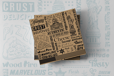 Pizza Box Design | New York Style box design branding graphic design packaging pizza box pizza box design printing design