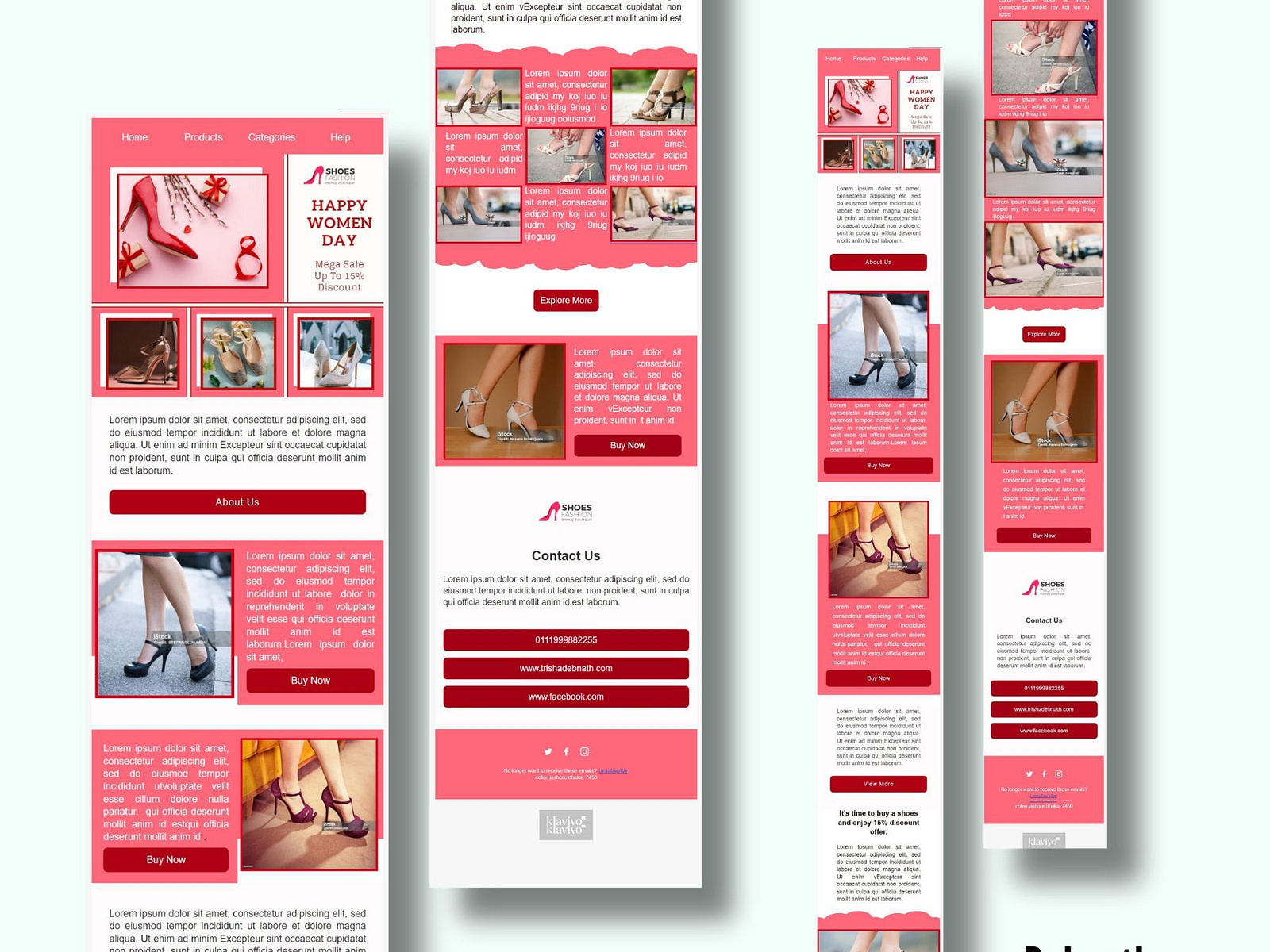 Klaviyo Email Template Design By Tanmoy Kumar Debnath On Dribbble Klaviyo Email Template Design By Tanmoy Kumar Debnath On Dribbble
