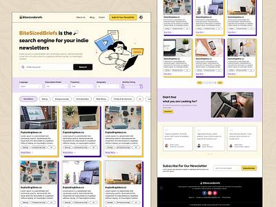 Retro Newsletter website design design figma newpaper oldschool retro ui website