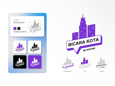 Logo Bicara Kota branding event logo