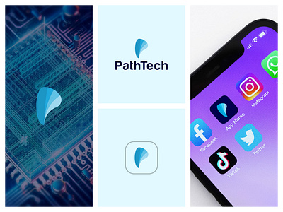 PathTech Logo brand logo branding business logo company logo creative logo design logo design professional logo saas logo software logo tech company logo tech logo technology logo