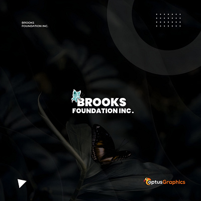 Brooks Foundation Inc. Company Logo visual identity.