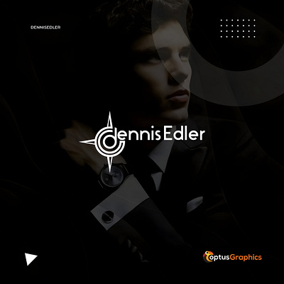 Dennis Edler Company Logo visual identity.