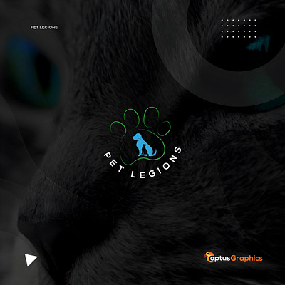 Pet Legions Company Logo visual identity.