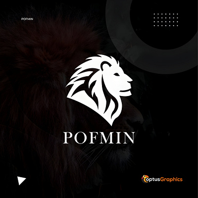 Pofmin Company Logo visual identity.