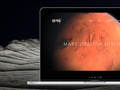 Mission Mars: ISRO's Website Design branding design figma figma designer graphic design illustration logo ui ui ux design web design