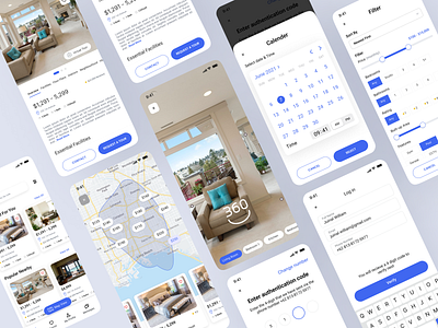 Rent Co. apartment design figma ui ux