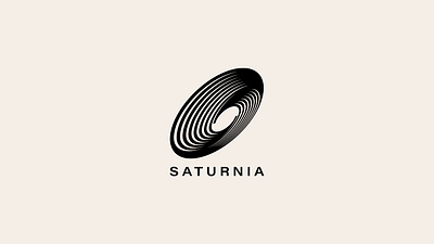 Saturnia Spiral logo branding circle cosmodrome art creative design geometric graphic design line logo logofolio love malina cosmica modern oval portfolio sale saturn spiral vector