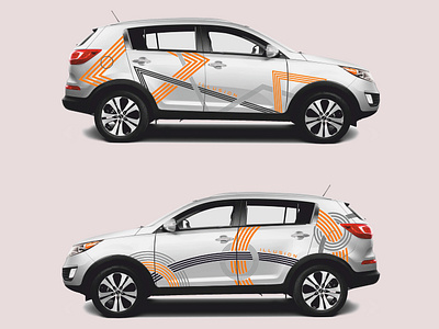 Sportage Vinylography car design graphic design