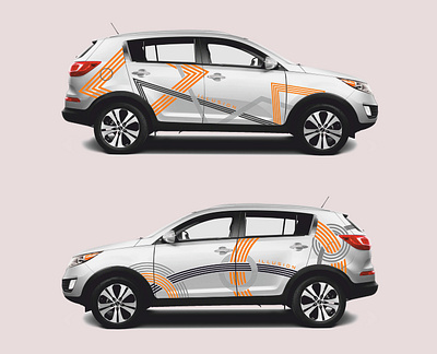 Sportage Vinylography car design graphic design