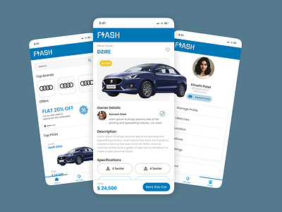 Car Rental App app car car rental car rental app design figma interactive design mobile plugins rental ui ui design ux