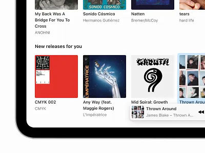 Music feed feed flat minimal music product design