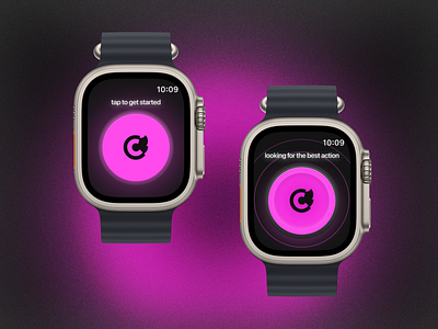 Chilli on Apple watch animation app apple watch branding chilli design logo mobile app startup ui