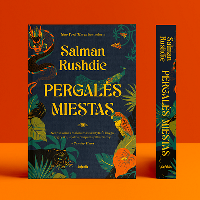 Book Cover design for Salman Rushdie Book Victory City book cover book cover design jungle salman rushdie vector victory city