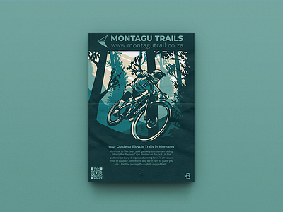 Montagu MTB Trails Poster branding design graphic design illustration poster