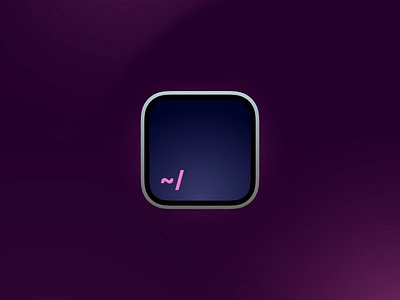 Warp terminal MacOS Replacement Icon app apple application big sur code console dev developer dock ide logo mac macos mavericks replacement icon rust sonoma terminal