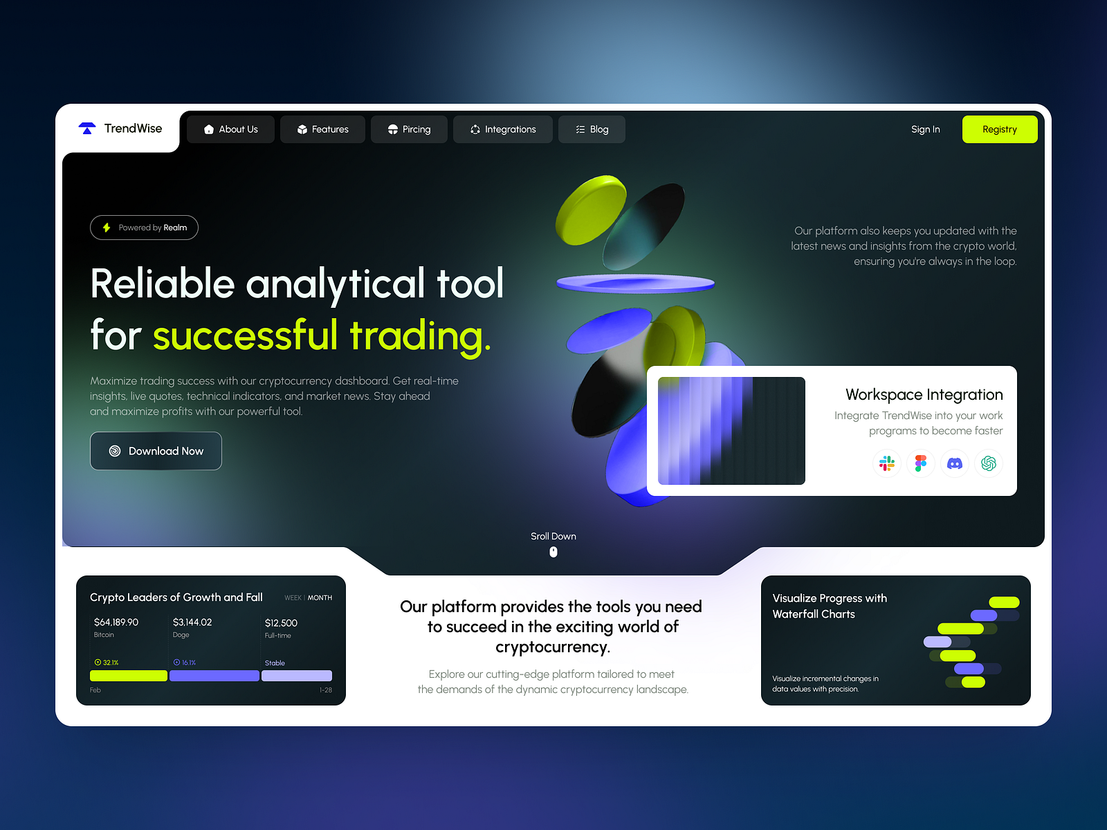 TrendWise - Crypto UI-UX by Arounda UI/UX for Arounda on Dribbble