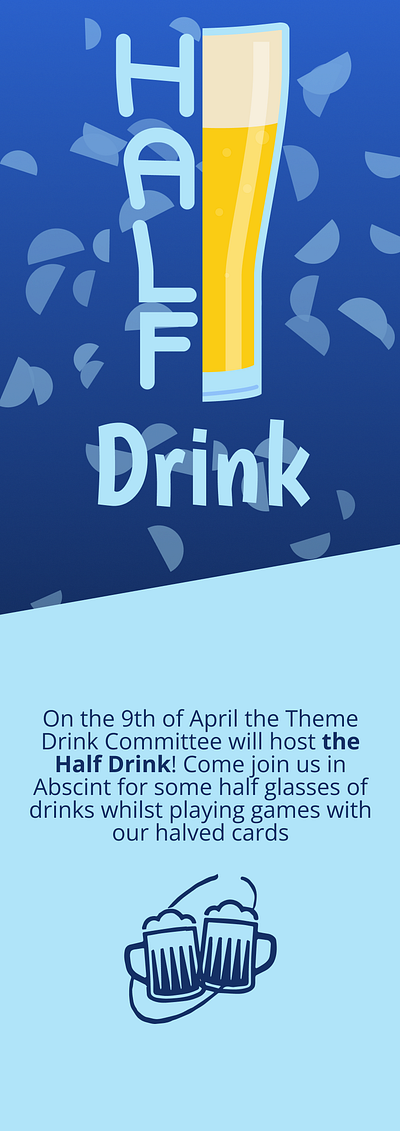 Theme Drink Committee Half Drink Poster