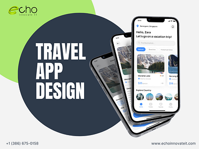 Travel App Design app design