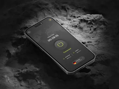 Viel VPN - Vpn App Design app dark vpn app design ui vpn vpn app