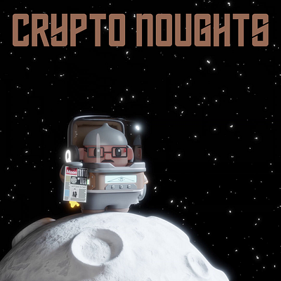 CryptoNoughts - THEORIST 3d blender branding design illustration maya modeling nft sculpting ui