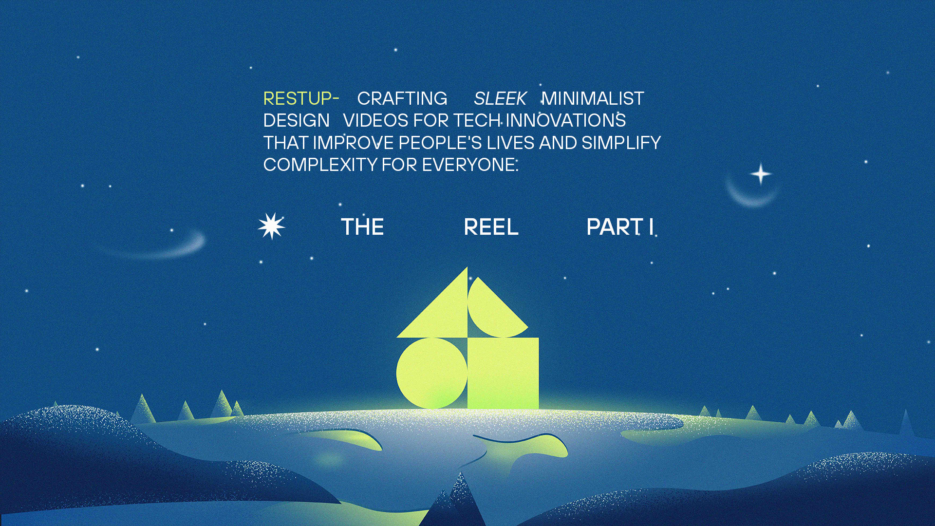 The Reel Part I animation bitcoin blockchain branding cinematic crypto demoreel geometric motion graphics planet sci fi shapes showreel space tech ufo web3