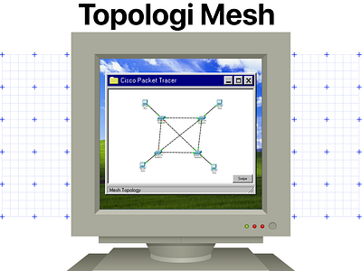 Apa itu Topologi Mesh carousel graphic design infographic networking topology topologymesh