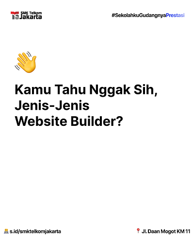 Jenis-jenis Website Builder cms framer graphic design hostinger infographic instagram no code web developer webflow website development
