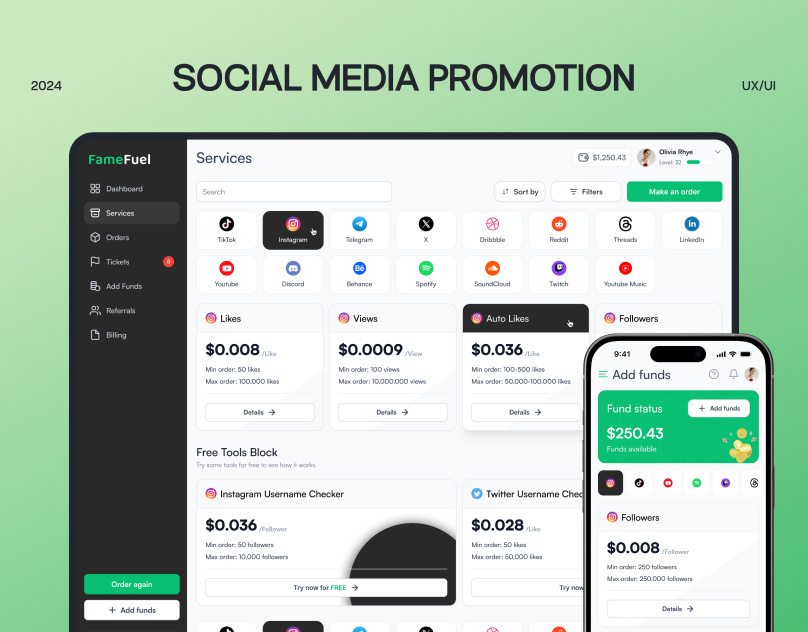 🚀 Social Media Promotion SaaS Platform | Marketing Web App dashboard design design marketing automation marketing platform mobile app design saas saas platform design social media social media app social media app design social media marketing social media platform social media promotion ui uiux user experience user interface ux web app web design