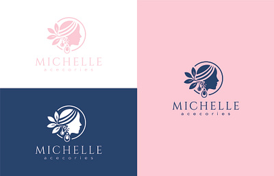 Logo Michelle beautybranding beautylogos cosmeticlogos elegantlogos